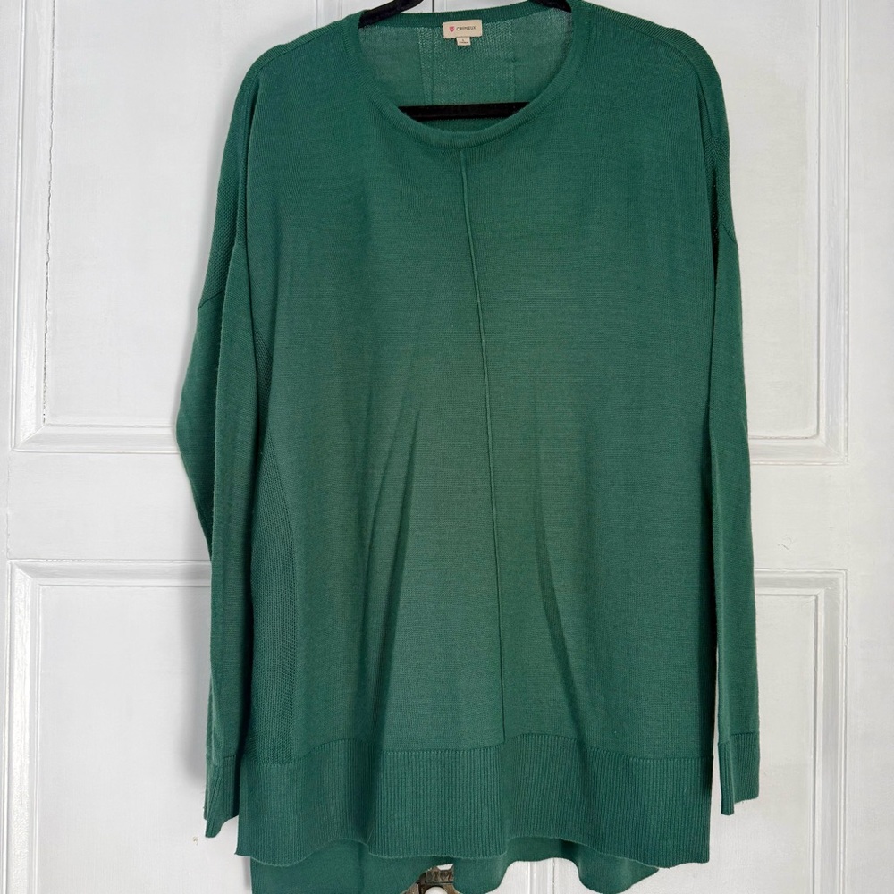 Cremieux Wool Blend Crewneck Sweater - Large